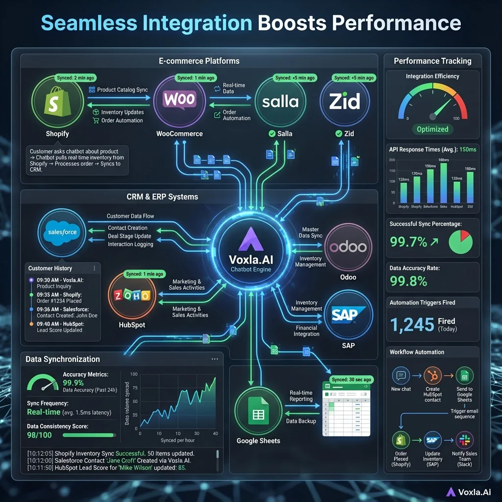 Chatbot Integrations Dashboard