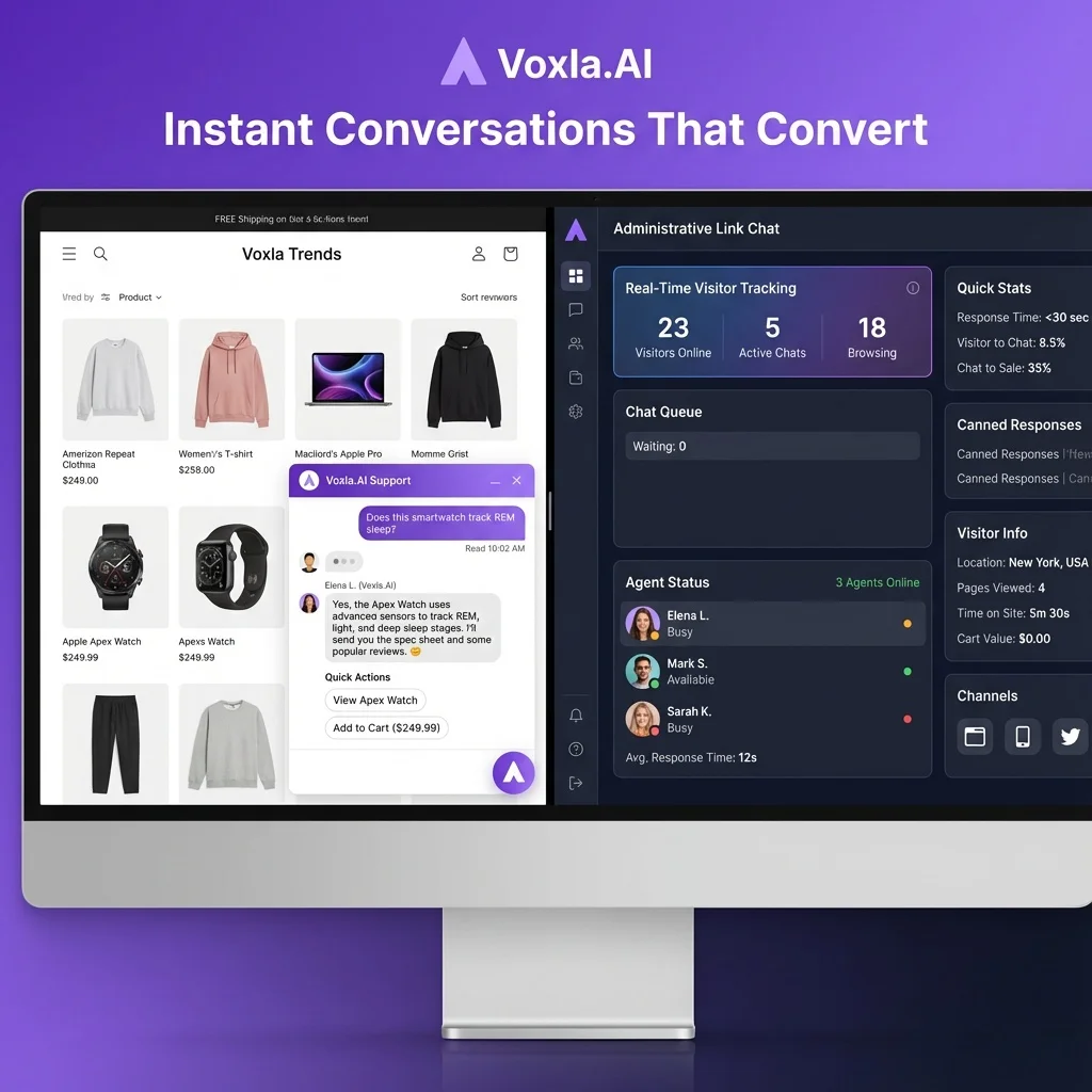 Live Chat 24/7 Dashboard