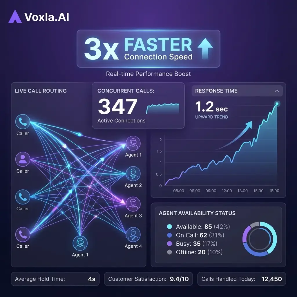 Customer connection speed